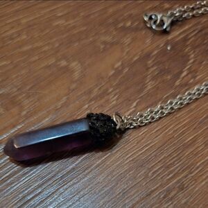 Amethyst Crystal Necklace